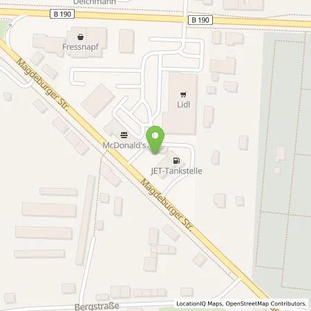 Standortübersicht der Tankstelle EWE Go GmbH in 29410 SALZWEDEL