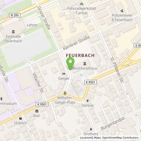 Standortübersicht der Tankstelle eze.network GmbH in 70496 Stuttgart