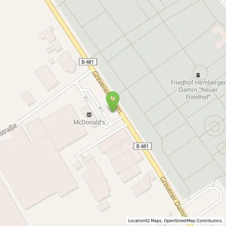 Standortübersicht der Tankstelle EWE Go GmbH in 48282 Emsdetten