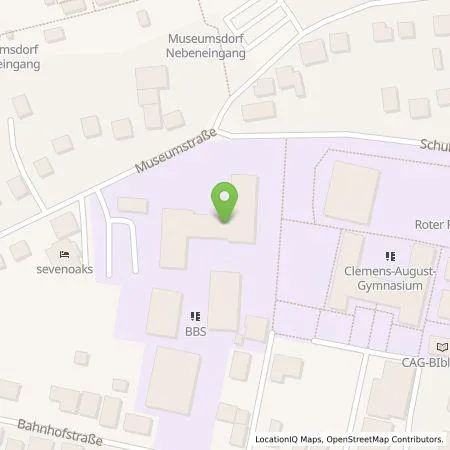 Standortübersicht der Tankstelle EWE Go GmbH in 49661 Cloppenburg