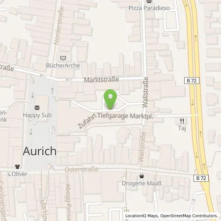 Standortübersicht der Tankstelle EWE Go GmbH in 26603 Aurich