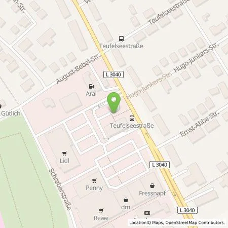 Standortübersicht der Tankstelle EWE Go GmbH in 65428 Rüsselsheim