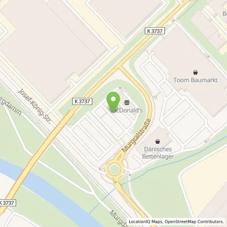 Standortübersicht der Tankstelle EWE Go GmbH in 76571 Gaggenau