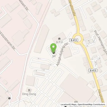 Standortübersicht der Tankstelle EWE Go GmbH in 56170 BENDORF