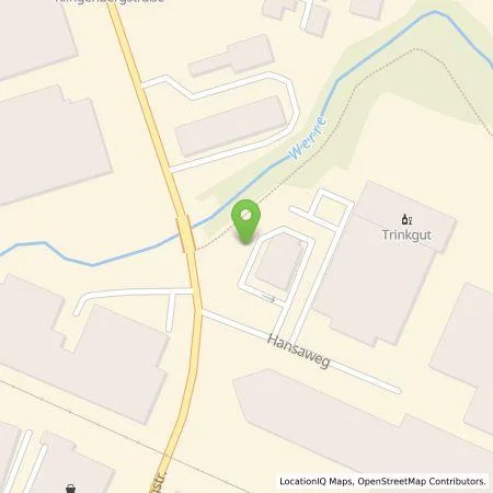 Standortübersicht der Tankstelle EWE Go GmbH in 32758 Detmold