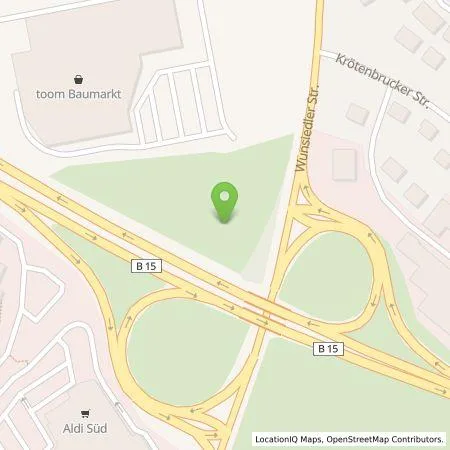 Standortübersicht der Tankstelle EWE Go GmbH in 95032 Hof