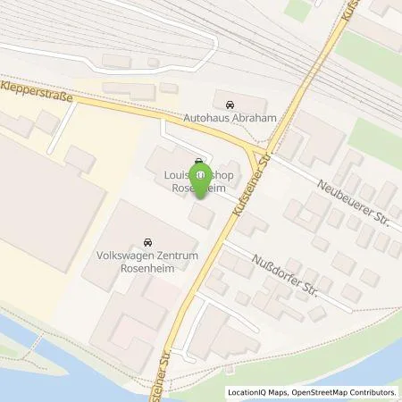 Standortübersicht der Tankstelle EWE Go GmbH in 83026 Rosenheim