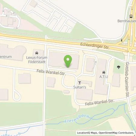 Standortübersicht der Tankstelle EWE Go GmbH in 70794 Filderstadt