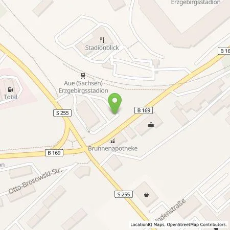 Standortübersicht der Tankstelle EWE Go GmbH in 08280 Aue-Bad Schlema