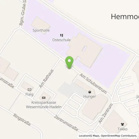 Standortübersicht der Tankstelle EWE Go GmbH in 21745 Hemmoor