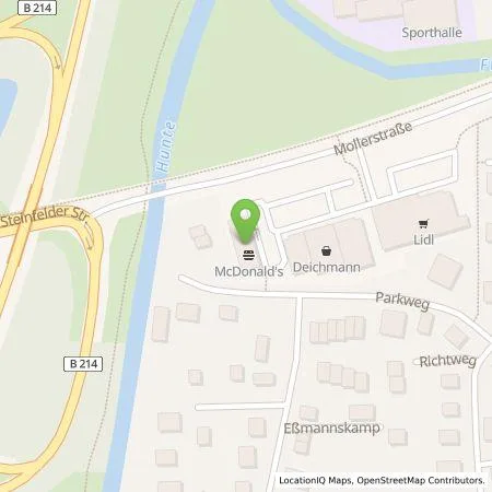 Standortübersicht der Tankstelle EWE Go GmbH in 49356 Diepholz