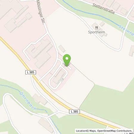 Standortübersicht der Tankstelle EWE Go GmbH in 72131 Ofterdingen