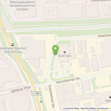 Standortübersicht der Tankstelle ALDI SÜD in 70499 Stuttgart