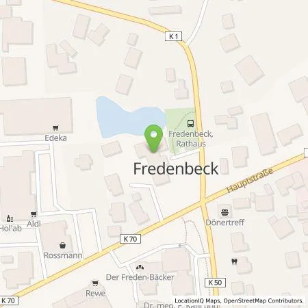 Standortübersicht der Tankstelle EWE Go GmbH in 21717 Fredenbeck