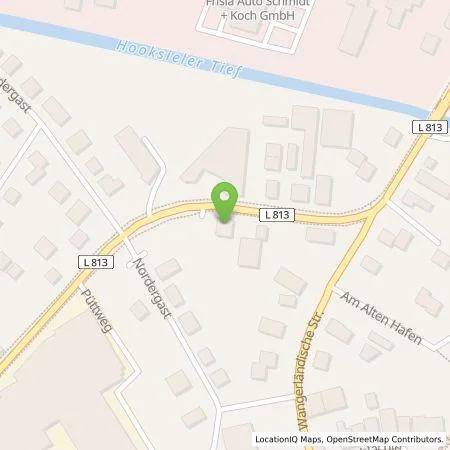 Standortübersicht der Tankstelle EWE Go GmbH in 26441 Jever