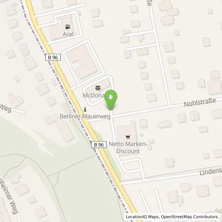 Standortübersicht der Tankstelle EWE Go GmbH in 16548 Glienicke