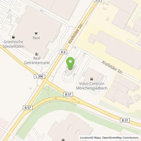 Standortübersicht der Tankstelle EWE Go GmbH in 41066 Mönchengladbach