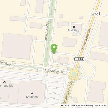 Standortübersicht der Tankstelle EWE Go GmbH in 99310 Arnstadt