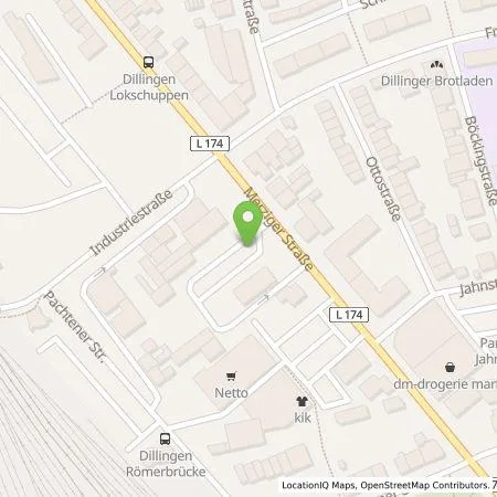 Standortübersicht der Tankstelle EWE Go GmbH in 66763 Dillingen