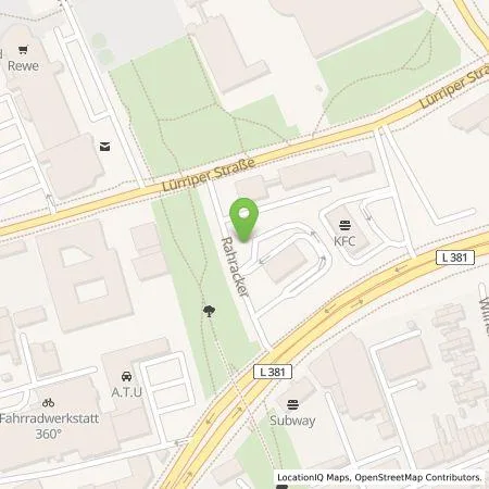 Standortübersicht der Tankstelle EWE Go GmbH in 41065 Mönchengladbach