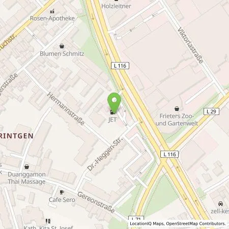 Standortübersicht der Tankstelle EWE Go GmbH in 41747 VIERSEN