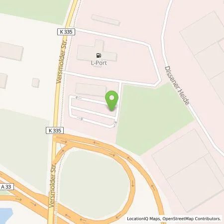 Standortübersicht der Tankstelle EWE Go GmbH in 49201 Dissen am Teutoburger Wald