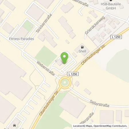 Standortübersicht der Tankstelle EWE Go GmbH in 72622 Nürtingen