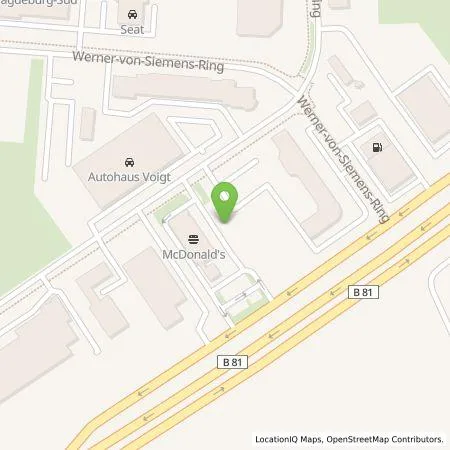 Standortübersicht der Tankstelle EWE Go GmbH in 39116 Magdeburg