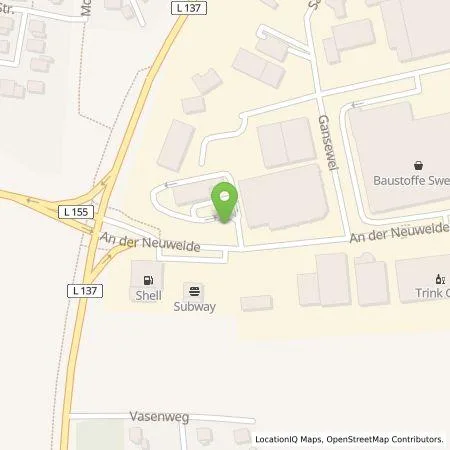 Standortübersicht der Tankstelle EWE Go GmbH in 47495 Rheinberg