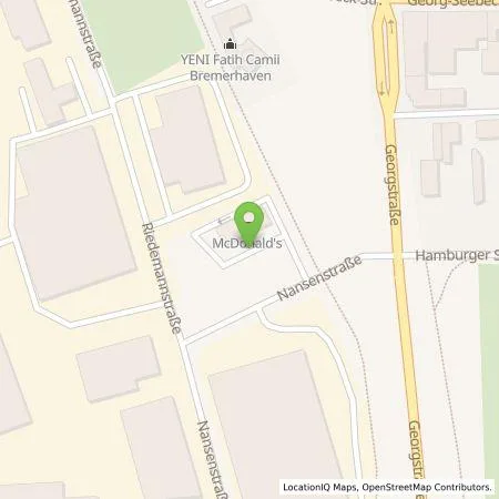 Standortübersicht der Tankstelle EWE Go GmbH in 27570 Bremerhaven