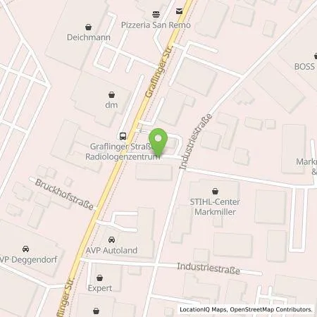 Standortübersicht der Tankstelle EWE Go GmbH in 94469 Deggendorf