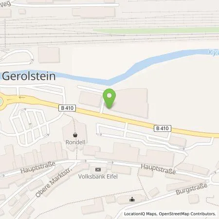 Standortübersicht der Tankstelle EWE Go GmbH in 54568 Gerolstein