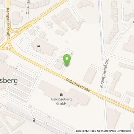 Standortübersicht der Tankstelle EWE Go GmbH in 52525 Heinsberg