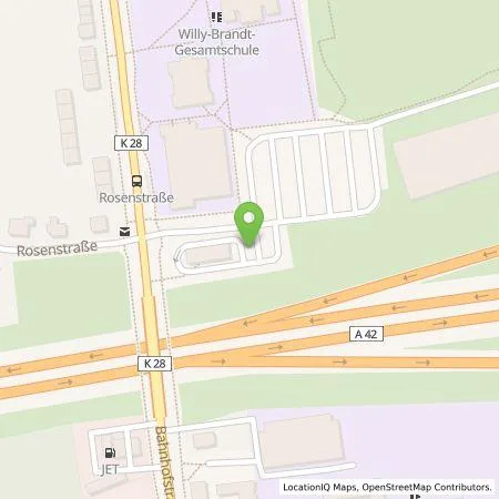 Standortübersicht der Tankstelle EWE Go GmbH in 44575 Castrop-Rauxel