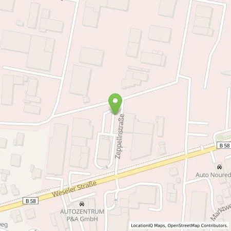 Standortübersicht der Tankstelle EWE Go GmbH in 47608 Geldern