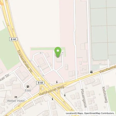 Standortübersicht der Tankstelle EWE Go GmbH in 68307 Mannheim