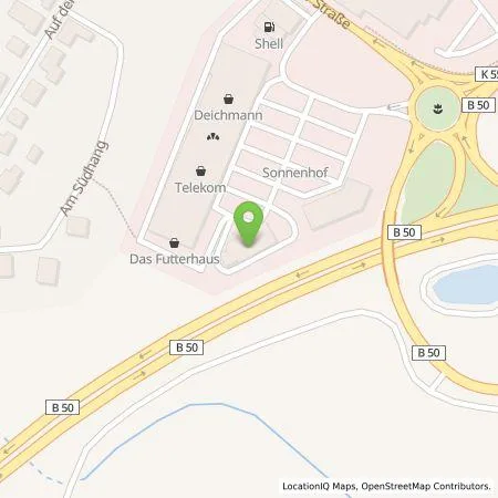 Standortübersicht der Tankstelle EWE Go GmbH in 55469 Simmern