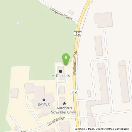 Standortübersicht der Tankstelle EWE Go GmbH in 82418 Murnau am Staffelsee