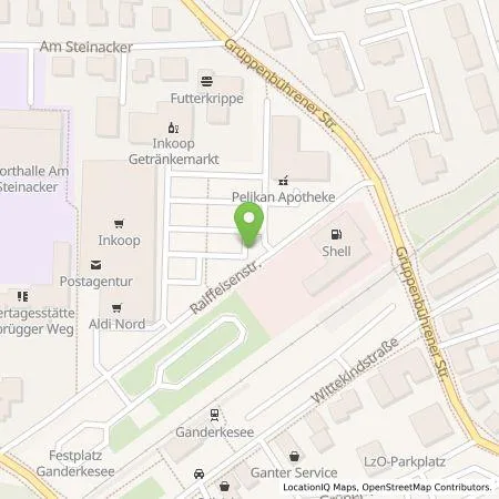 Standortübersicht der Tankstelle EWE Go GmbH in 27777 Ganderkesee