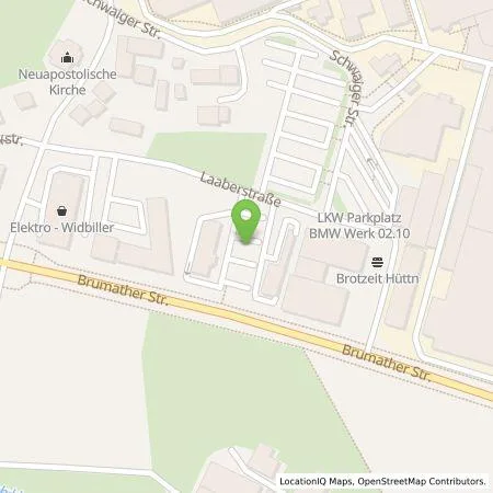 Standortübersicht der Tankstelle EWE Go GmbH in 84130 Dingolfing