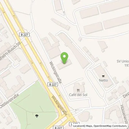 Standortübersicht der Tankstelle EWE Go GmbH in 45886 Gelsenkirchen