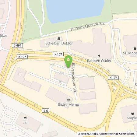 Standortübersicht der Tankstelle EWE Go GmbH in 31135 Hildesheim