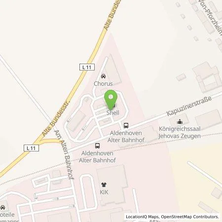 Standortübersicht der Tankstelle EWE Go GmbH in 52457 Aldenhoven