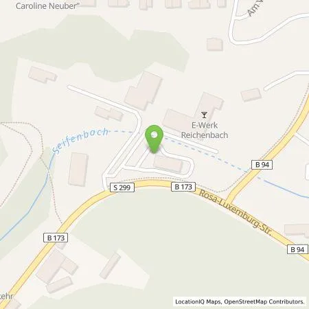 Standortübersicht der Tankstelle EWE Go GmbH in 08468 Reichenbach