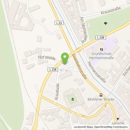 Standortübersicht der Tankstelle EWE Go GmbH in 52222 Stolberg