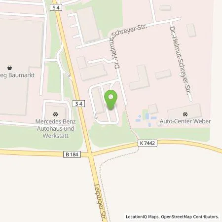 Standortübersicht der Tankstelle EWE Go GmbH in 04509 Delitzsch