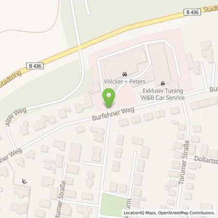 Standortübersicht der Tankstelle EWE Go GmbH in 26789 Leer