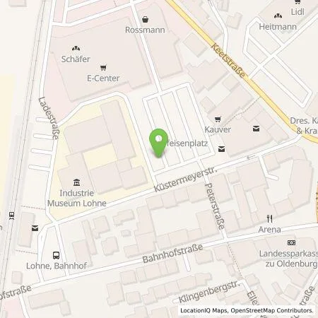 Standortübersicht der Tankstelle EWE Go GmbH in 49393 Lohne