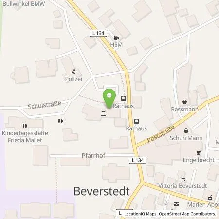 Standortübersicht der Tankstelle EWE Go GmbH in 27616 Beverstedt