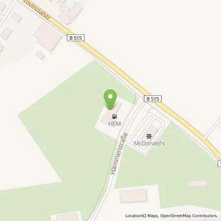 Standortübersicht der Tankstelle EWE Go GmbH in 58708 Menden (Bösperde)